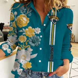 Limited Edition – Customized NFL Jacksonville Jaguars Women Casual Shirt