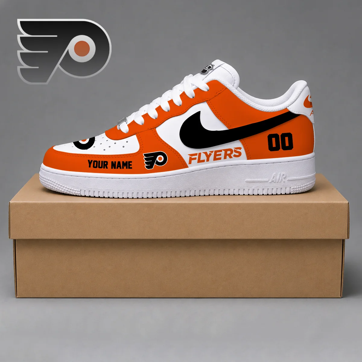 Limited Edition – Customized NHL Philadelphia Flyers Af1 Shoes