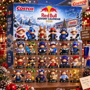 Costco Red Bull Advent Calendar 2026 Cute Animal Xmas Advent Calendar Kids Gift