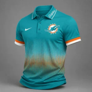 Limited Edition – Customized NFL Miami Dolphins Polo Shirt
