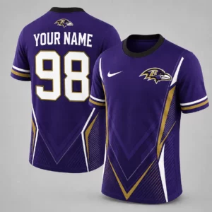Limited Edition – Customized NFL Baltimore Ravens Unisex T-Shirt
