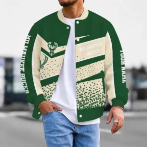 Limited Edition – Customized NBA Milwaukee Bucks Baseball Jacket, Satin Varsity Jacket