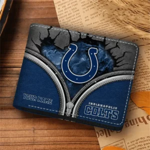 Limited Edition – Customized NFL Indianapolis Colts Leather Wallet
