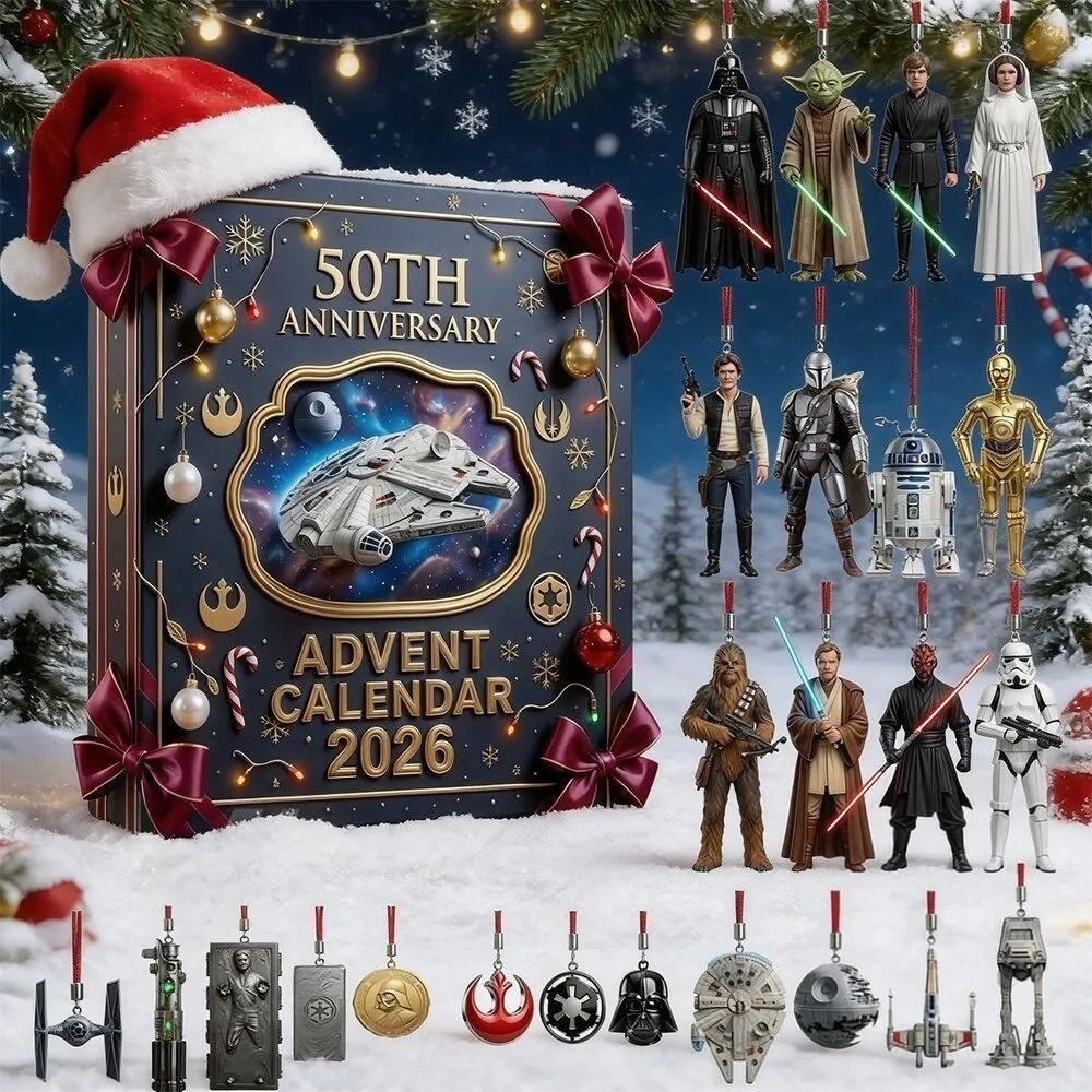 Star Wars 50th Anniversary Holiday 2026 Advent Calendar Christmas Eve Countdown Fans Gift