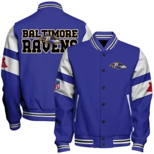 Limited Edition – Customized NFL Baltimore Ravens Satin Varsity & Baseball Jacket