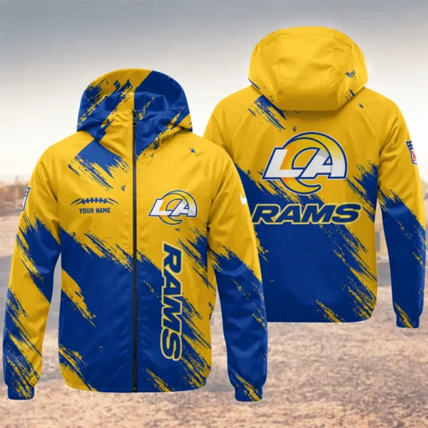 Limited Edition – Customized NFL Los Angeles Rams Windbreaker Jacket