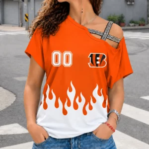 Limited Edition – Customized NFL Cincinnati Bengals Women’s Shoulder Shirt