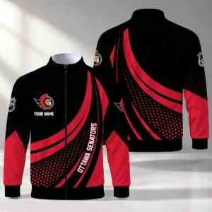 Limited Edition – Customized NHL Ottawa Senators Stand Collar Jacket