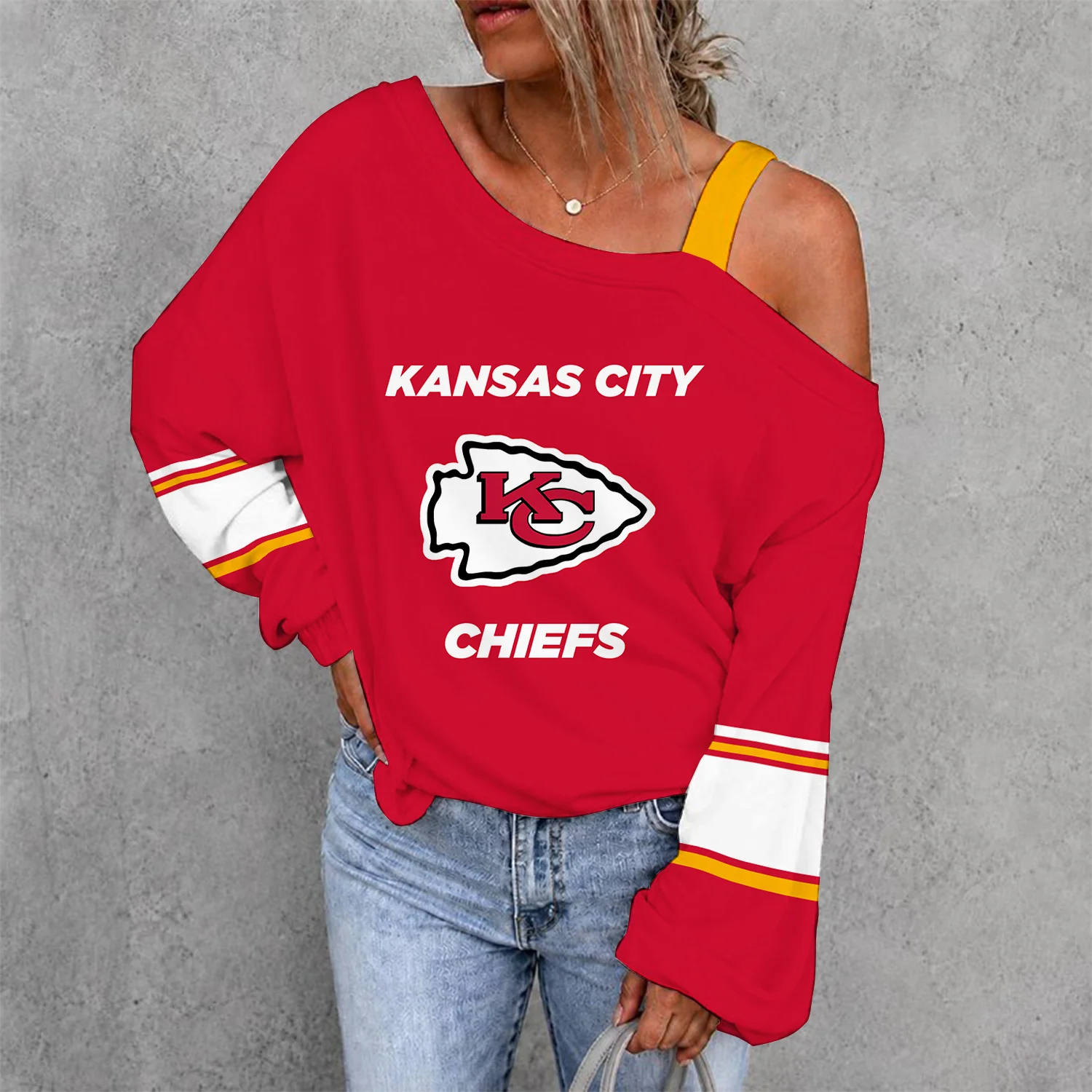 Limited Edition – Customized NFL Kansas City Chiefs Drop Shoulder Sweatshirt
