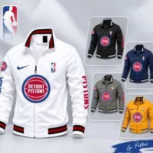 Limited Edition – Customized NBA Detroit Pistons Multicolor Men’s Casual Jacket