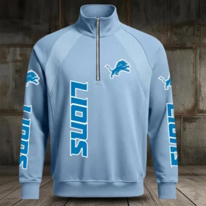 Limited Edition – Customized NFL Detroit Lions Men’s Multicolor Quarter-Zip Pullover