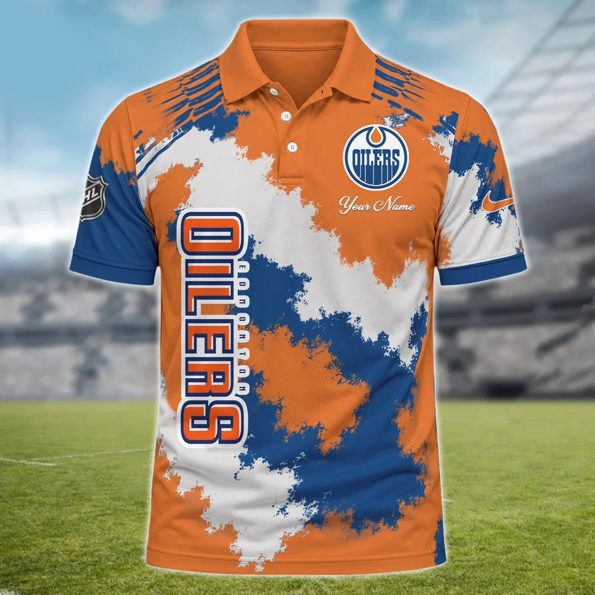 Limited Edition – Customized NHL Edmonton Oilers Polo Shirt