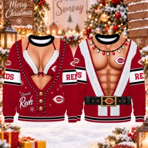 Limited Edition – Customized MLB Cincinnati Reds Christmas Unisex Sweatshirt