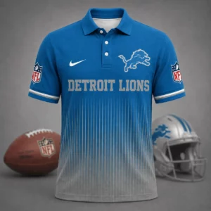 Limited Edition – Customized NFL Detroit Lions Polo Shirt