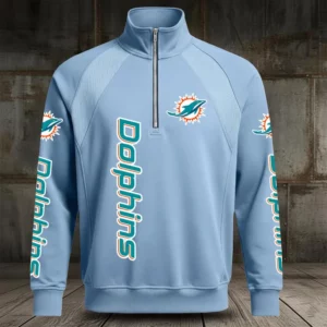 Limited Edition – Customized NFL Miami Dolphins Men’s Multicolor Quarter-Zip Pullover