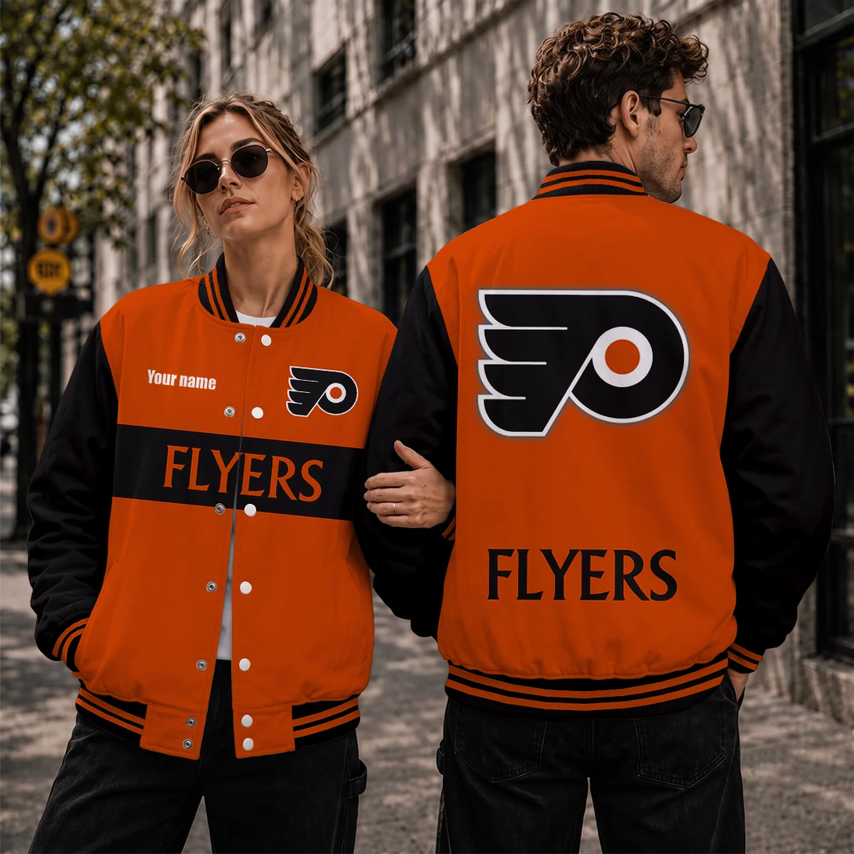 Limited Edition – Customized NHL Philadelphia Flyers Satin Varsity Jacket & Baseball Jacket