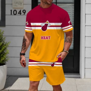 Limited Edition – Customized NBA Miami Heat Unisex T-Shirt & Shorts Set
