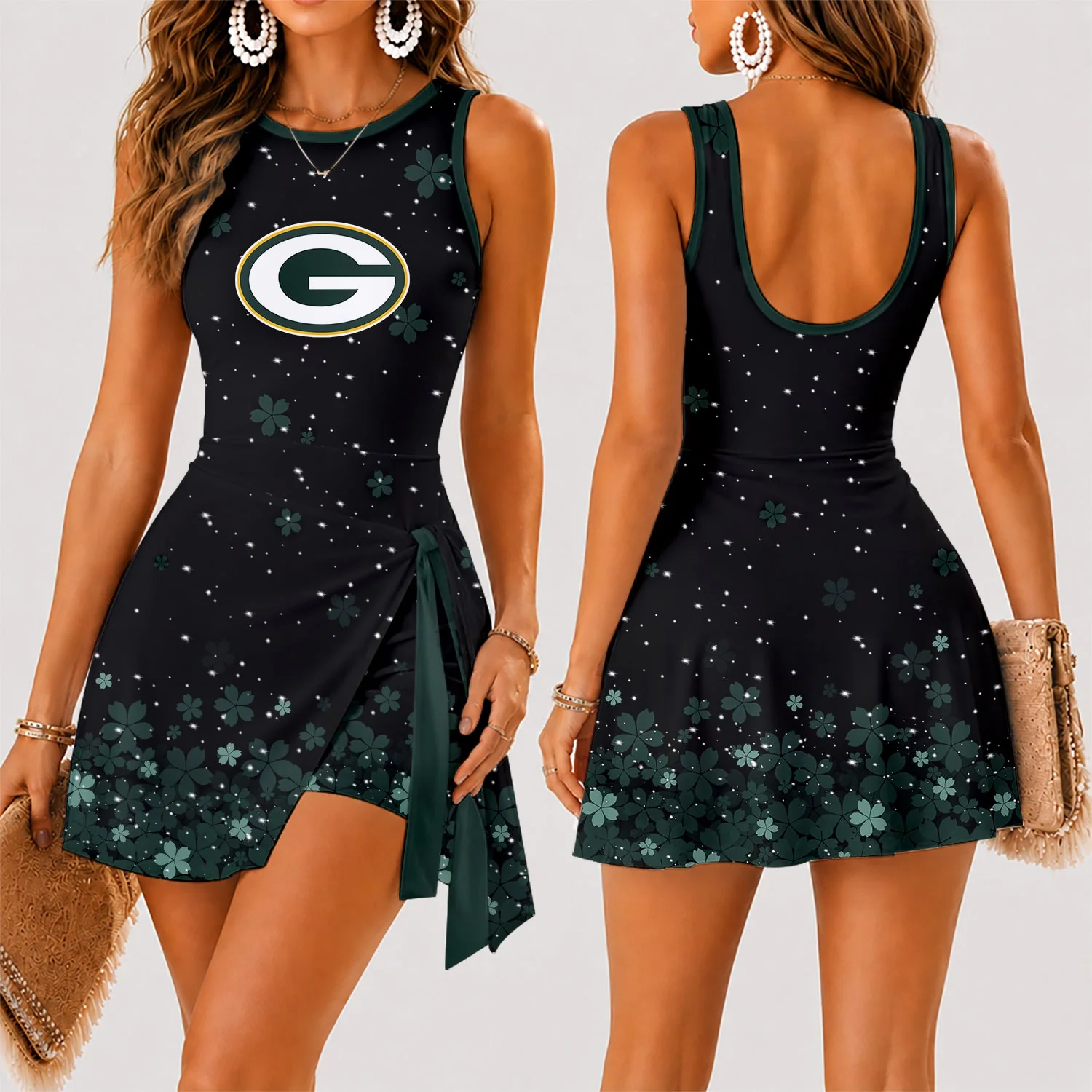 Limited Edition – Customized NFL Green Bay Packers Women’s Summer Skort Dress