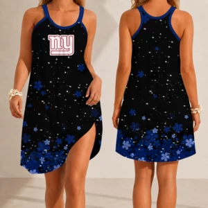 Limited Edition – Customized NFL New York Giants Camisole Dress