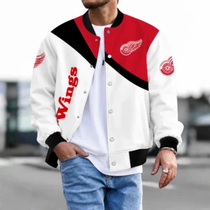 Limited Edition – Customized NHL Detroit Red Wings Satin Varsity Jacket & Baseball Jacket
