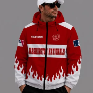 Limited Edition – Customized MLB Washington Nationals Windbreaker Jacket