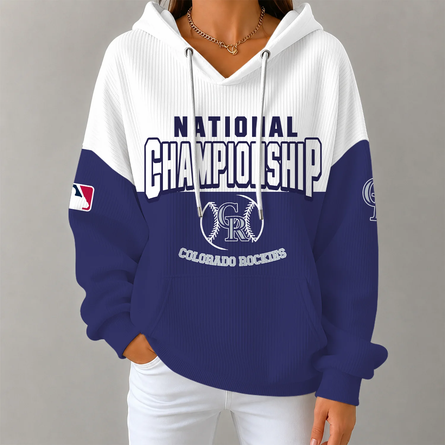 Limited Edition – Customized MLB Colorado Rockies Ribbed Hoodie & Sweatshirt