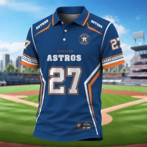 Limited Edition – Customized MLB Houston Astros Polo Shirt
