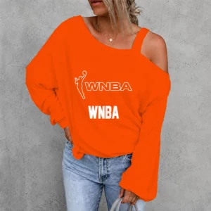 Limited Edition – Customized WNBA Women’s National Basketball Association Women’s Off-Shoulder Long Sleeve Shirt