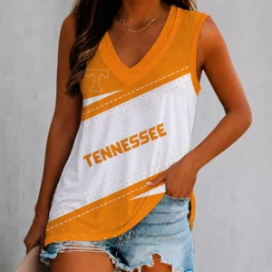 Limited Edition – Customized NCAA Tennessee Volunteers Women’s V-Neck Tank Top