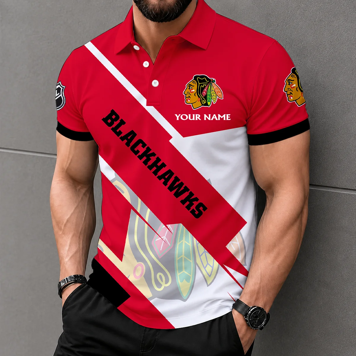 Limited Edition – Customized NHL Chicago Blackhawks Polo Shirt