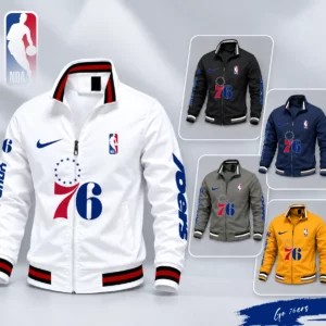 Limited Edition – Customized NBA Philadelphia 76Ers Multicolor Men’s Casual Jacket
