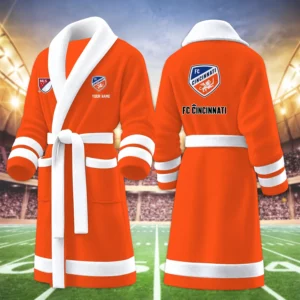 Limited Edition – Customized MLS FC Cincinnati Fleece Bathrobe