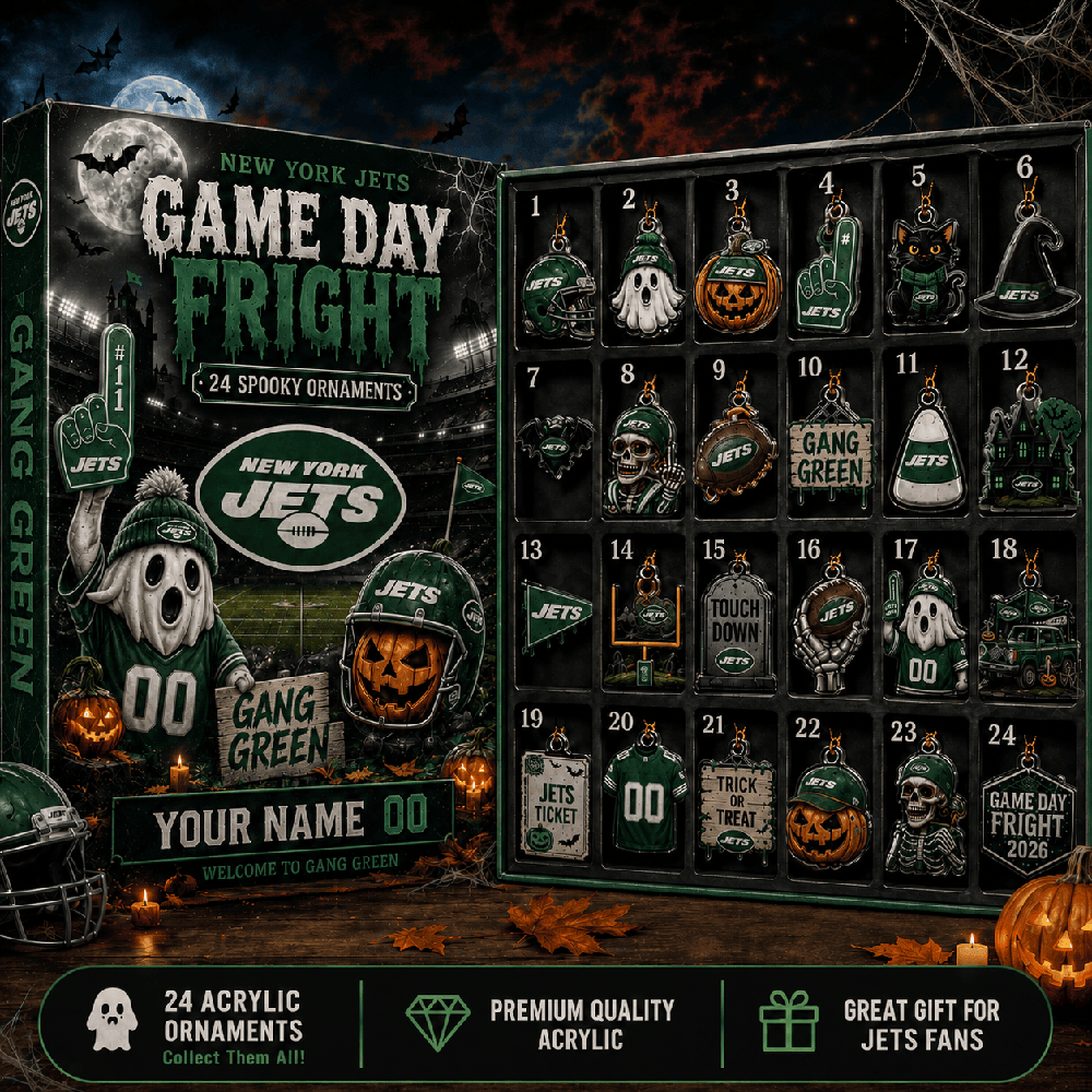 Custom New York Jets Halloween Blind Box 2026 Advent Calendar Jets Halloween Calendar