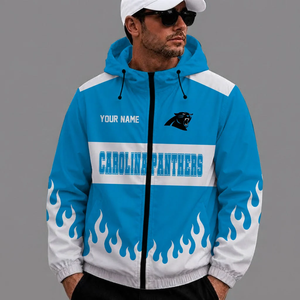 Limited Edition – Customized NFL Carolina Panthers Windbreaker Jacket