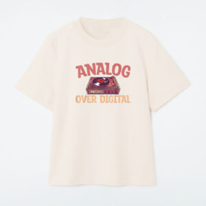Analog Over Digital Vinyl Records T-Shirt