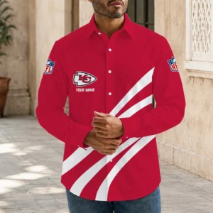 Limited Edition – Customized NFL Kansas City Chiefs Men’s Long Sleeve Button-Up Shirt