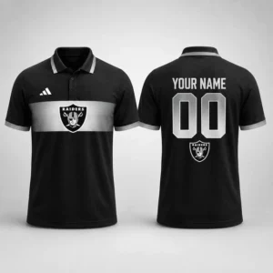 Limited Edition – Customized NFL Las Vegas Raiders Polo Shirt