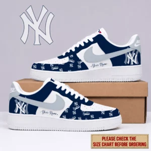 Limited Edition – Customized MLB New York Yankees Af1 Shoes