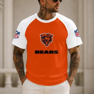 Limited Edition – Customized NFL Chicago Bears Raglan Tee