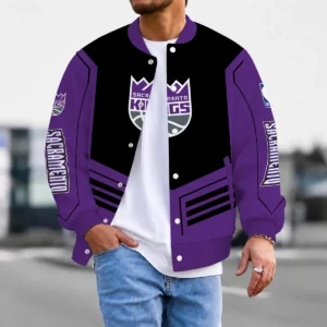 Limited Edition – Customized NBA Sacramento Kings Baseball Jacket, Satin Varsity Jacket