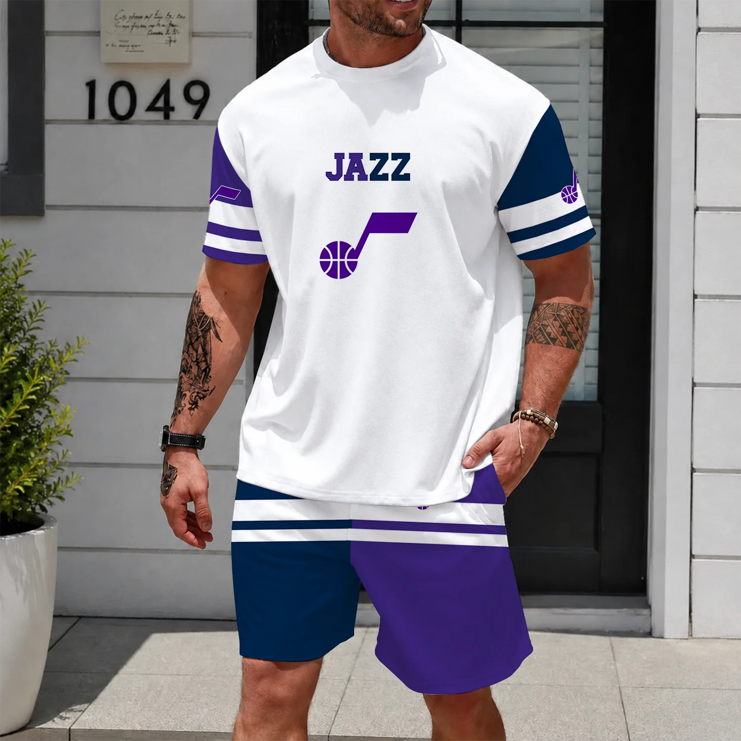 Limited Edition – Customized NBA Utah Jazz Unisex T-Shirt & Shorts Set