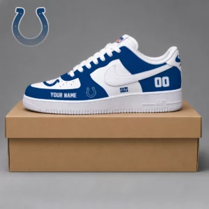 Limited Edition – Customized NFL Indianapolis Colts Af1 Shoes
