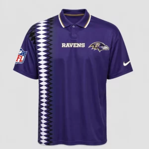 Limited Edition – Customized NFL Baltimore Ravens Polo Shirt