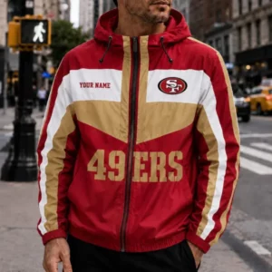 Limited Edition – Customized NFL San Francisco 49Ers Windbreaker Jacket