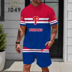Limited Edition – Customized MLB Philadelphia Phillies Unisex T-Shirt & Shorts Set
