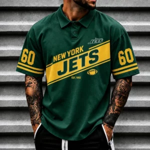 Limited Edition – Customized NFL New York Jets Polo Shirt
