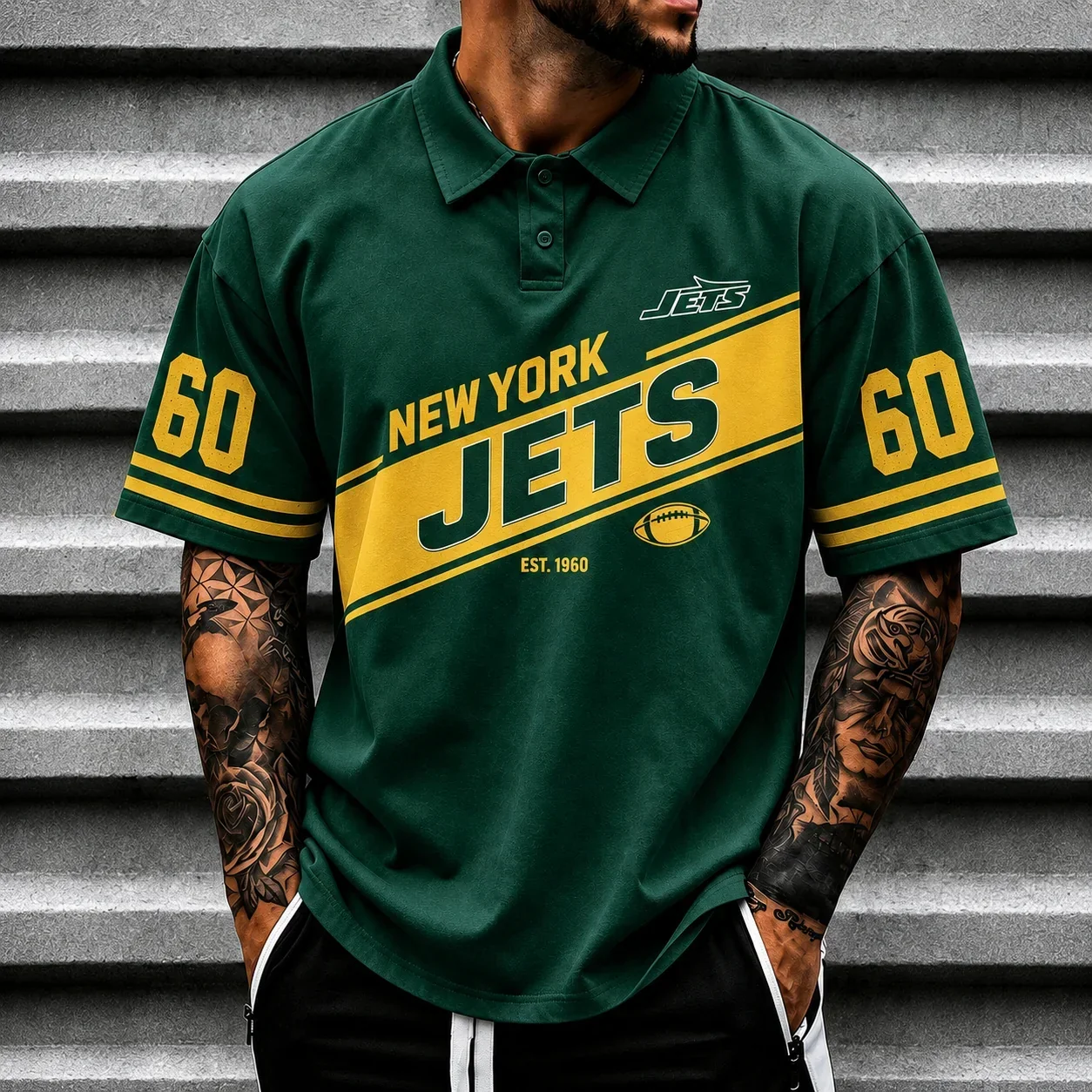 Limited Edition – Customized NFL New York Jets Polo Shirt