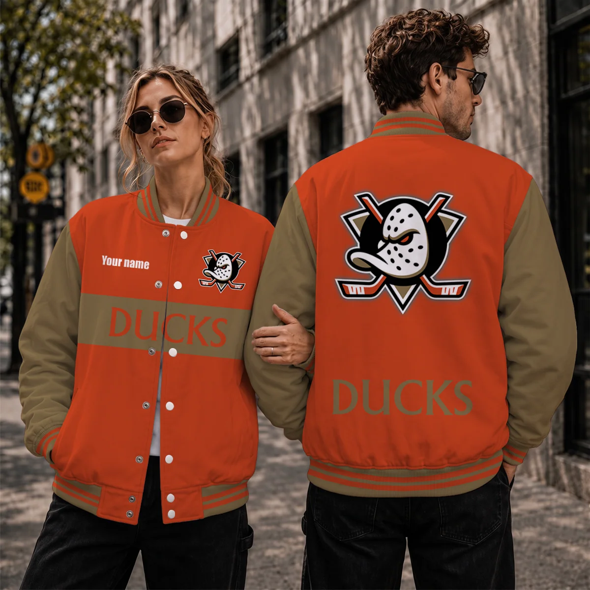 Limited Edition – Customized NHL Anaheim Ducks Satin Varsity Jacket & Baseball Jacket