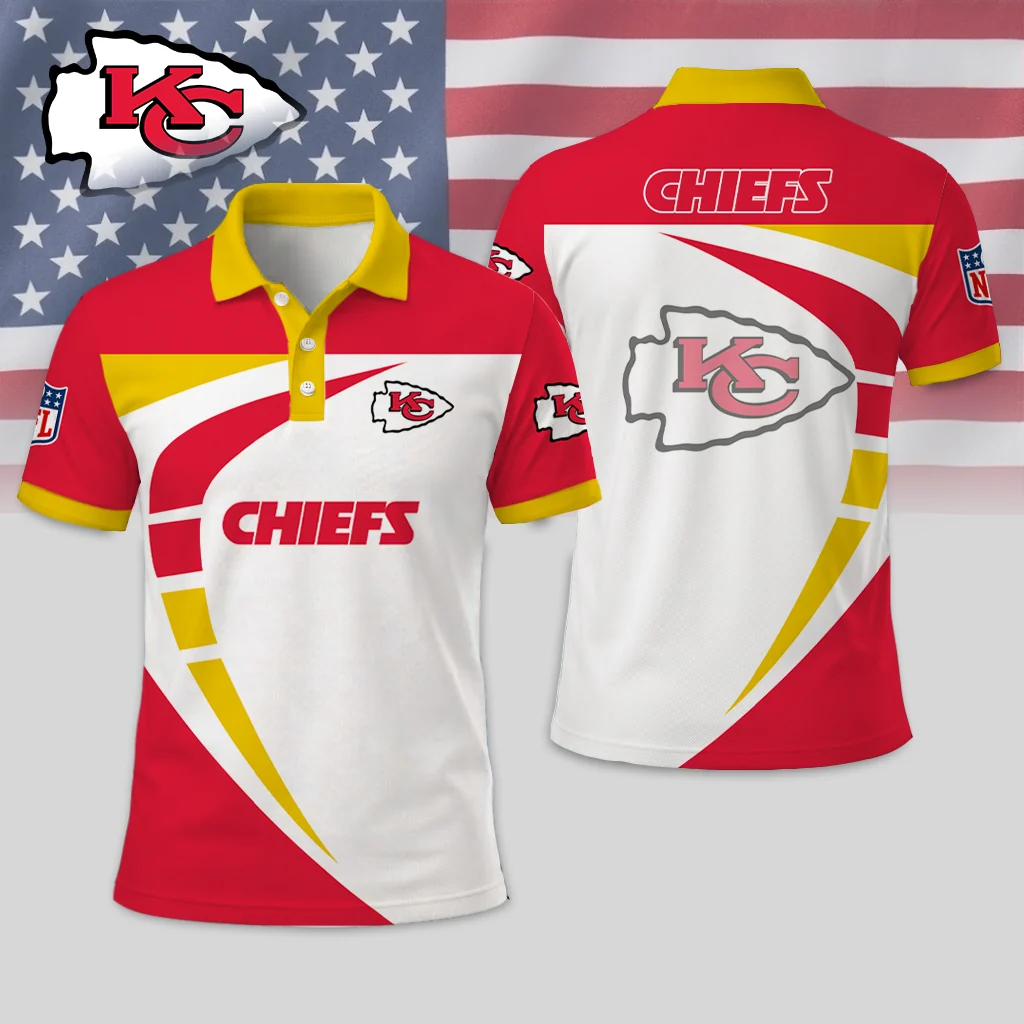 Limited Edition – Customized NFL Kansas City Chiefs Polo Shirt