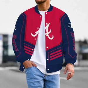 Limited Edition – Customized MLB Atlanta Braves Satin Varsity & Baseball Jacket
